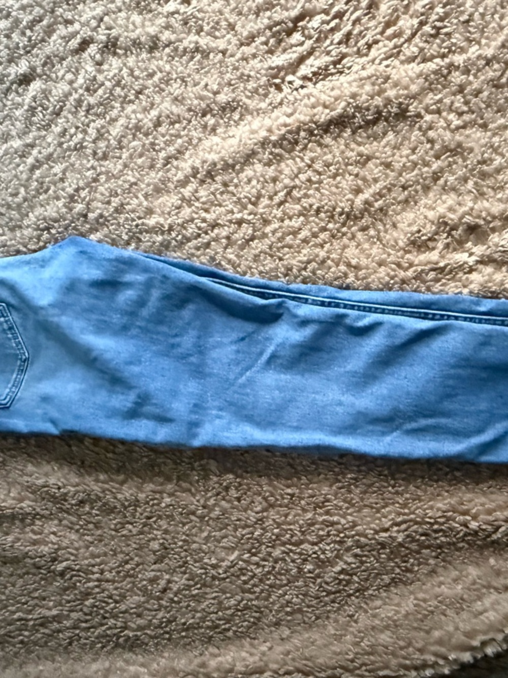 Re/Done High-Rise Straight Leg Jeans in Light Blue Wash - Picture 3 of 5